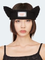 Ears Indie Headband Black Backside